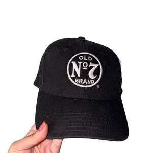 Jack Daniels Unisex Daniel's No.7 Embroidered Ball Cap Black One Size